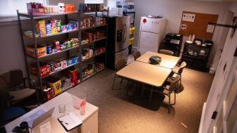 Stocked Shelves at the Commuter Pantry 