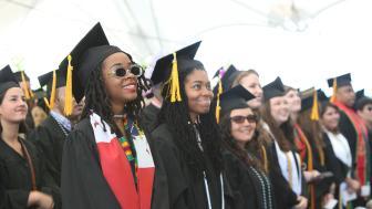 Lesley University commencement undergraduate ceremony.