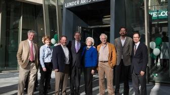 Group photo in front of Lunder Art Center