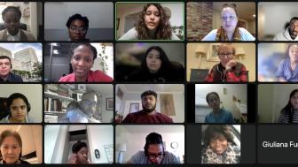 Zoom screenshot from Inspiration, Career Success, and Achievement alumni panel