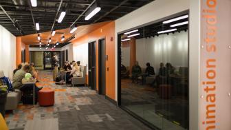 Hallway in VFX studio