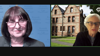 Zoom screenshot of Marsha Medalie and Susan Gere