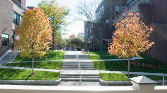 doble campus quad ramp and stairs