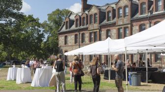 image of people gatherd on South Campus