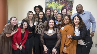 Members of the Pathways for Paraprofessionals cohort pose for the camera
