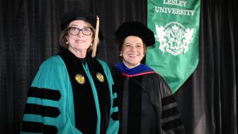 Gay Su Pinnell and Irene Fountas at Commencement