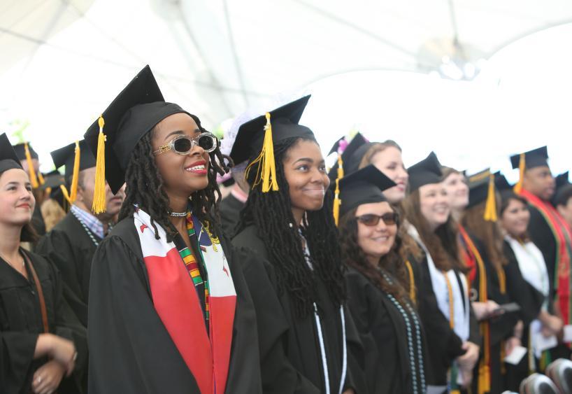 Lesley University commencement undergraduate ceremony.