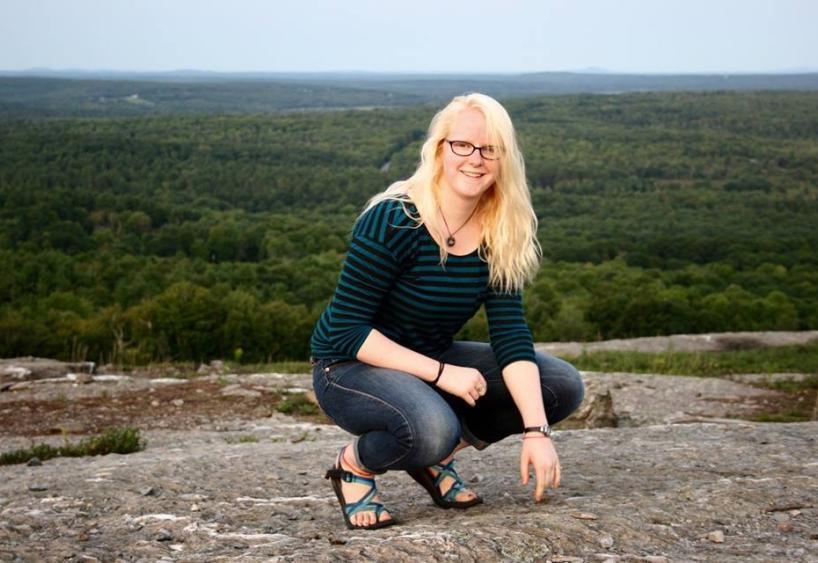 Rose Piscuskas '21 on a hike