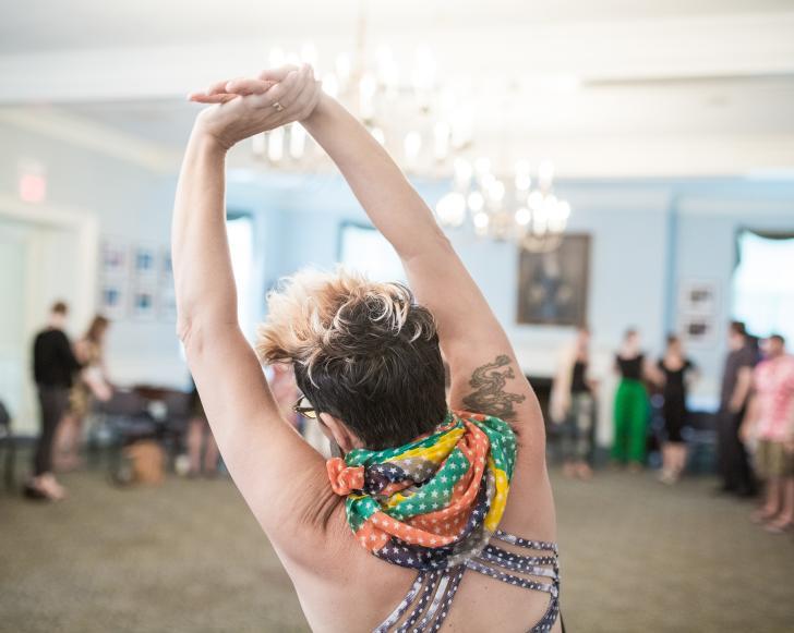 mindfulness yoga stretch