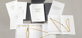 A display of Sarah Hulsey's "Asterisms" series