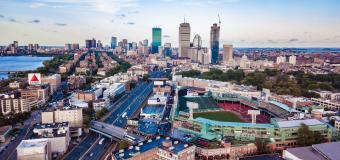 bird's eye view photo of Boston