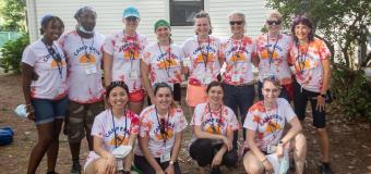 Camp Erin Boston staffers with Jennifer Wiles