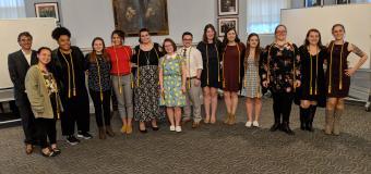 College of Liberal Arts and Sciences Honors symposium group picture