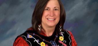 Chief Lynn Malerba pictured in her regalia