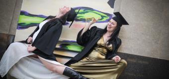 A photo of Karen Yatsko in her cap and gown. 