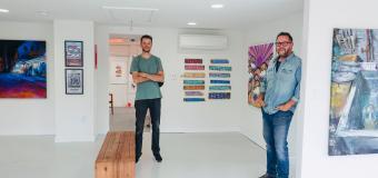Chris Kelly and Keith MacLelland in Longstreet Gallery