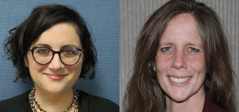 Jennifer Moriarty and Elise Catalano headshots