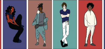 The six character illustrations in The Run Around game