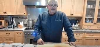 Tim Grills in the kitchen