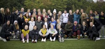 Alumni game - women's team players