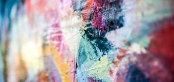 detail of oil painting