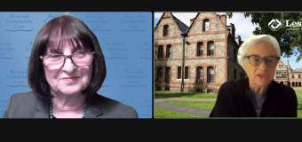 Zoom screenshot of Marsha Medalie and Susan Gere