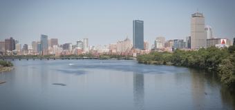 view of boston from the charles river