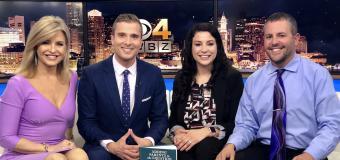 WBZ news anchors sit with authors Kreisberg and Beyranevand