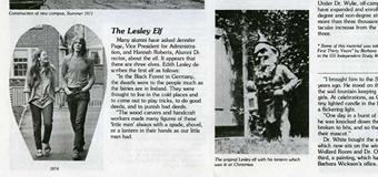Lesleyan article about Lesley's gnome mascot