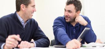 2 graduate students in class