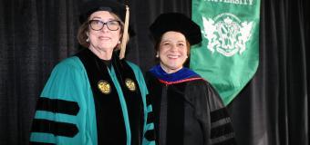 Gay Su Pinnell and Irene Fountas at Commencement