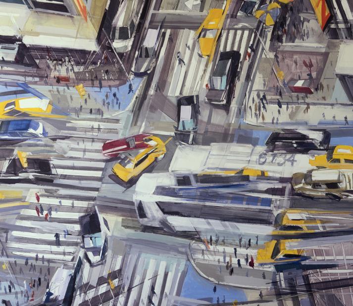 cityscape painting