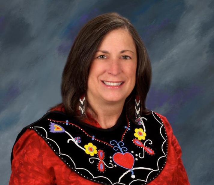 Chief Lynn Malerba pictured in her regalia