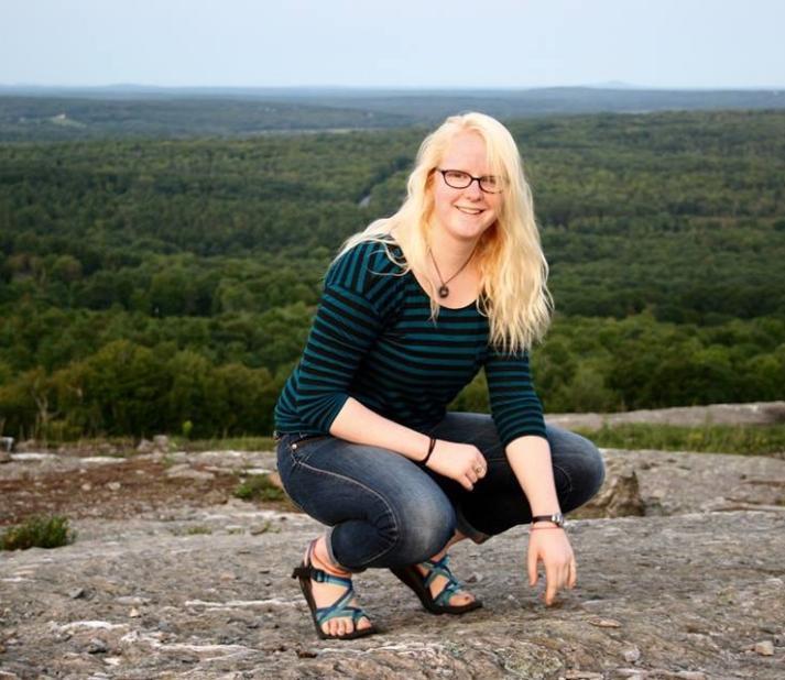 Rose Piscuskas '21 on a hike