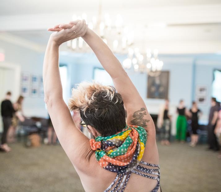 mindfulness yoga stretch