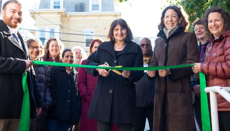 Lesley University ribbon cutting