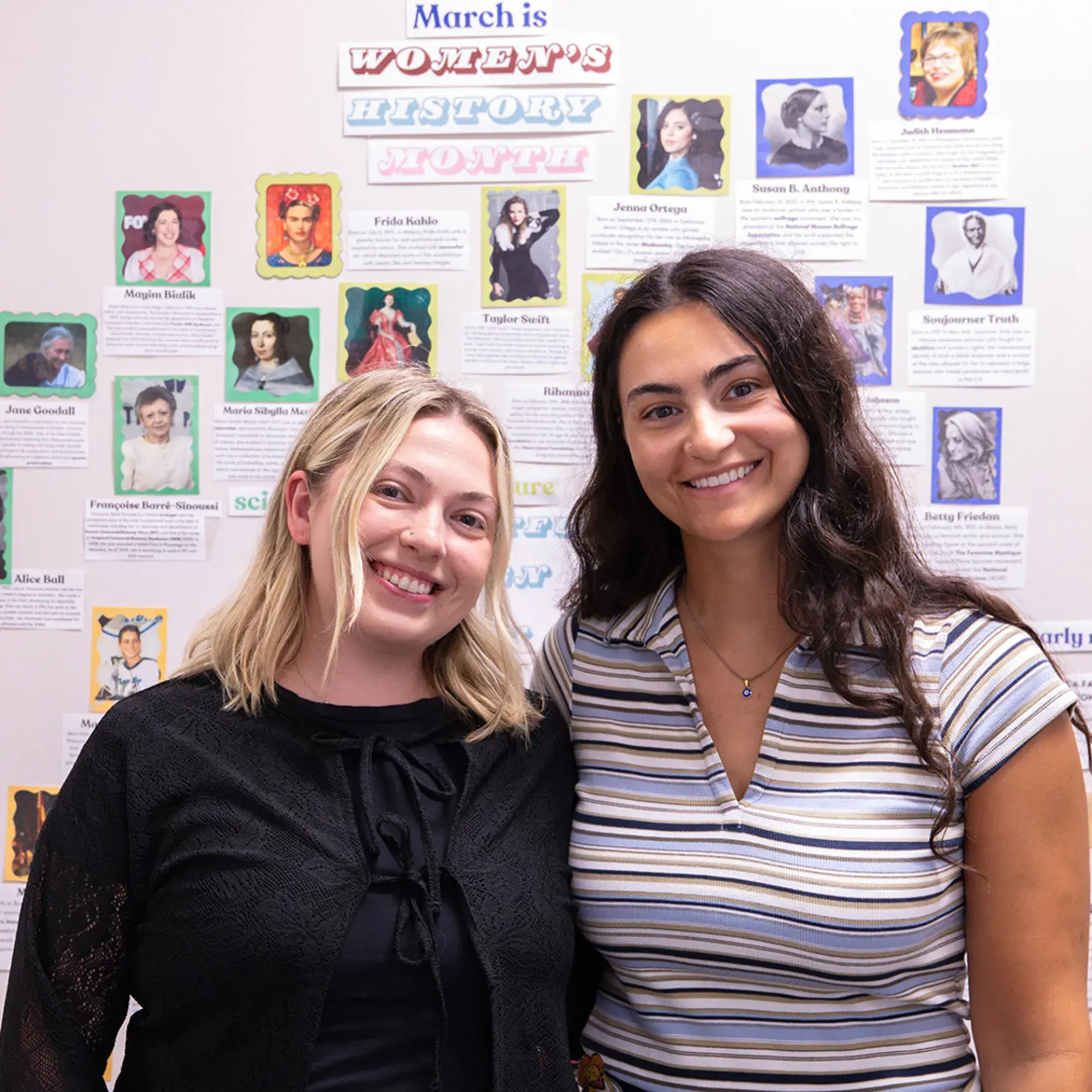 two women at work