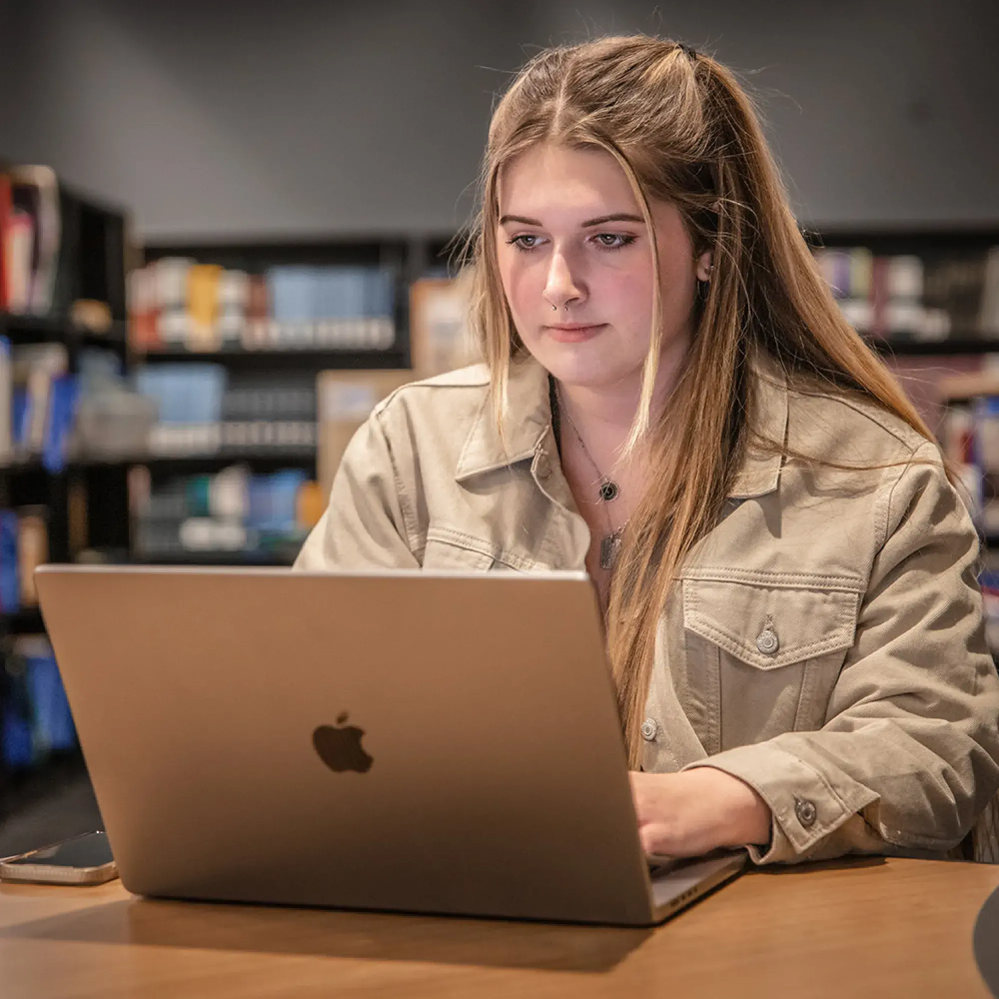 woman with computer