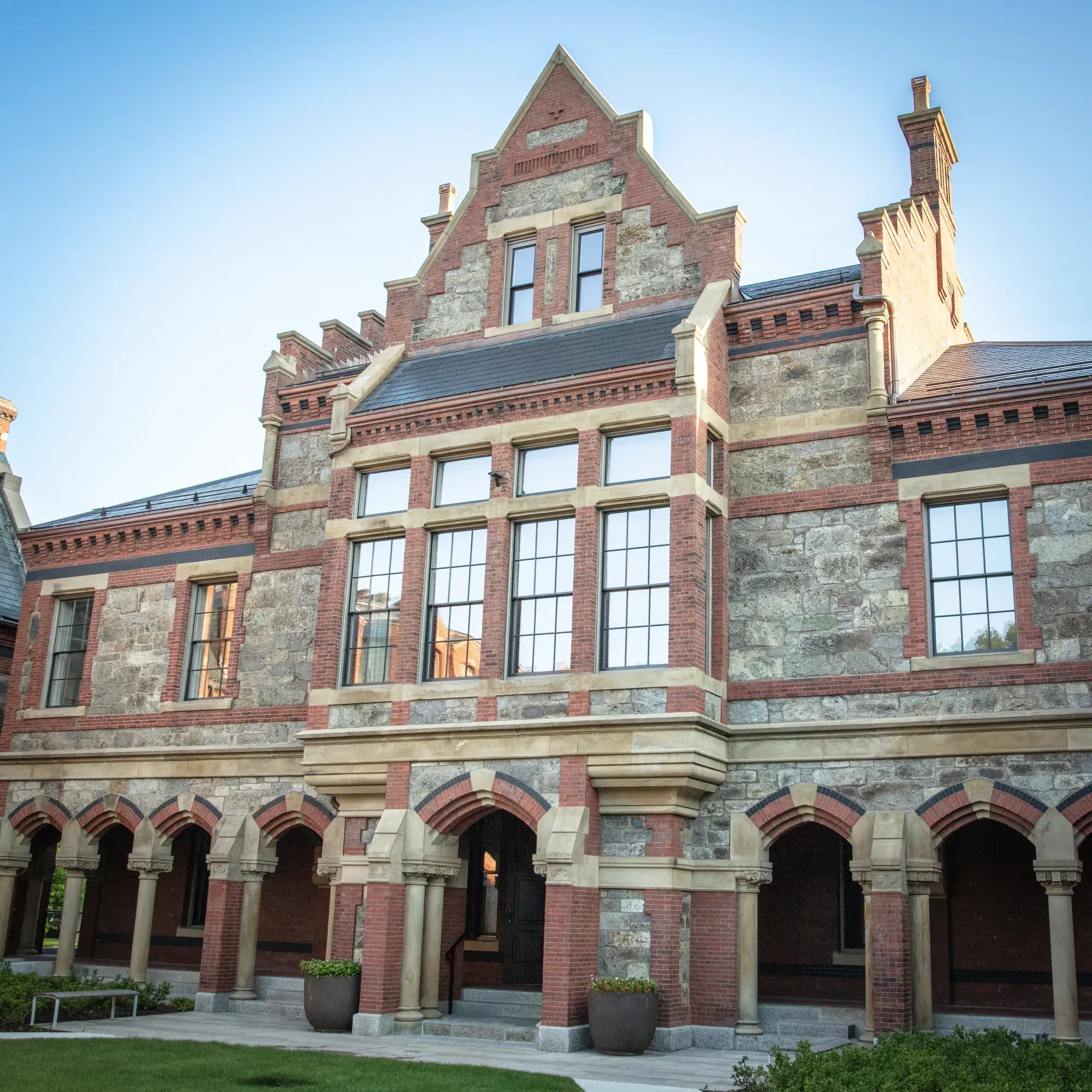 Front of Burnham Reed Hall