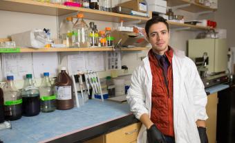 José Gonzalez in his science lab