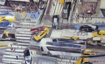 cityscape painting