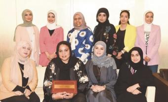 Ayanna Cooper with Kuwaiti educators in 2019