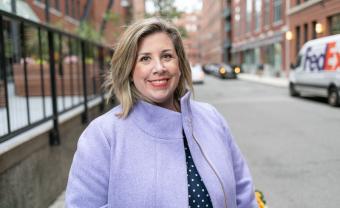 Author and Lesley alumna Caroline Maguire