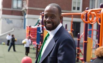 Craig Martin, principal of the Michael J. Perkins School in South Boston.