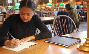 Creative Arts in Learning faculty and Boston Poet Laureate Danielle Legros Georges