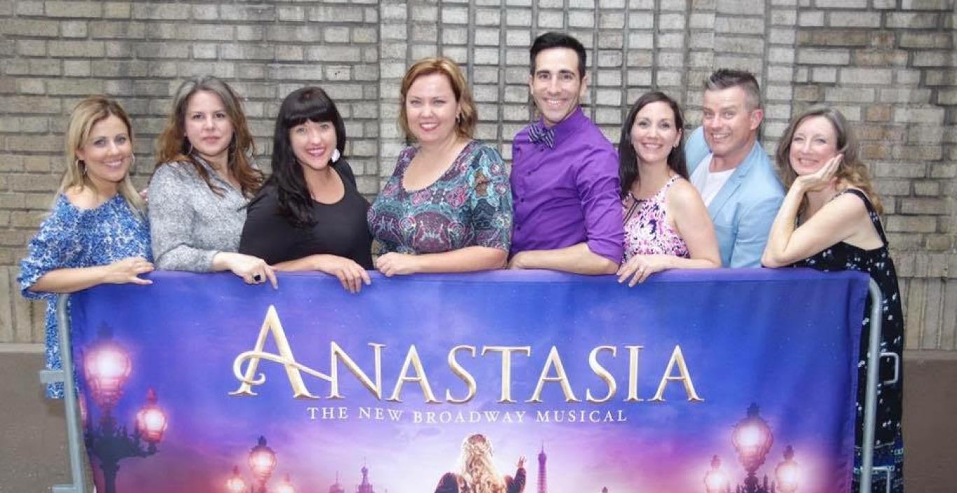 Angelo Cerniglia at Broadway show.
