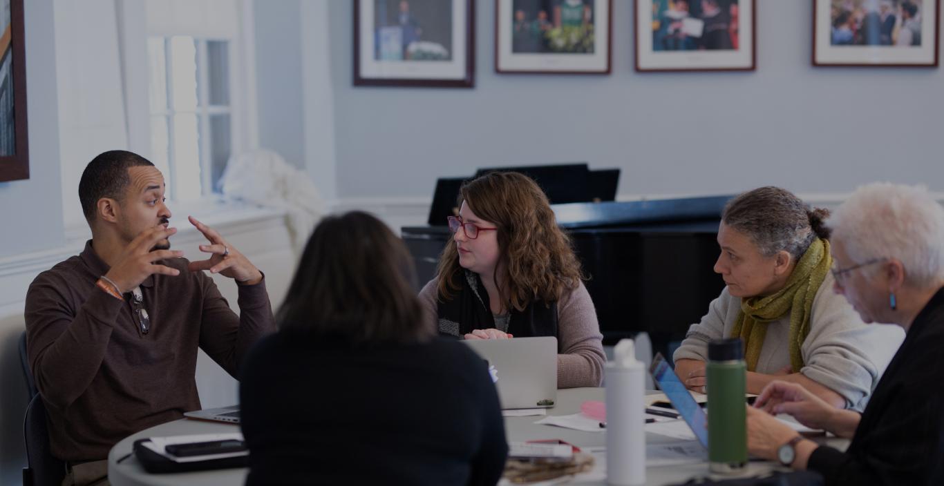Lesley University multicultural group conversation