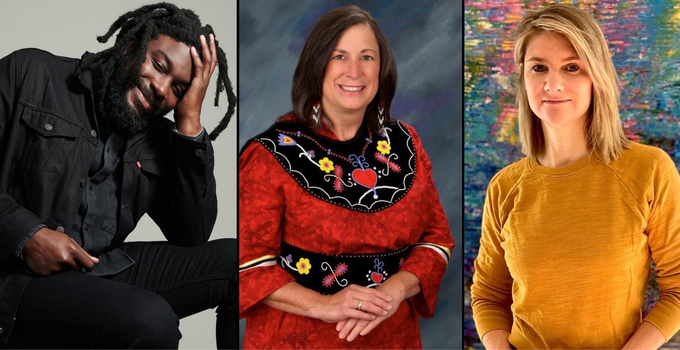 Three headshots - jason reynolds, lynn malerba and julia powell
