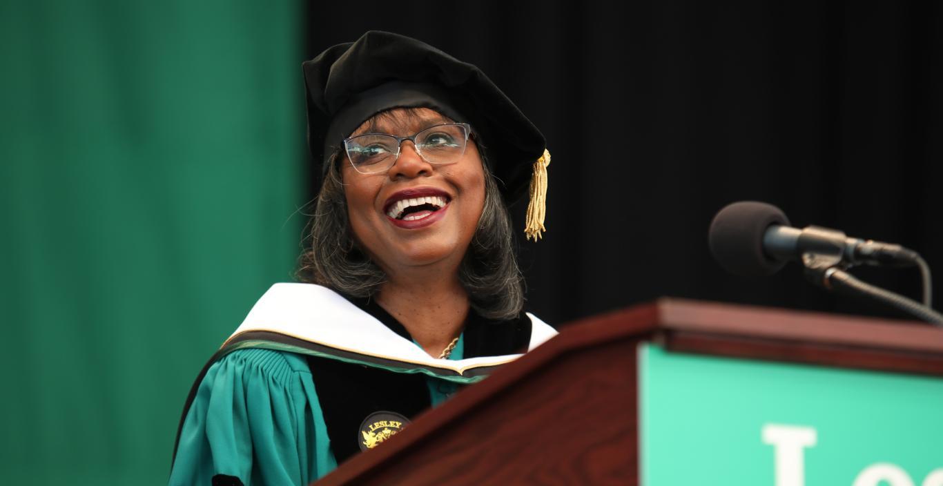 Anita Hill speaks at Commencement 2019