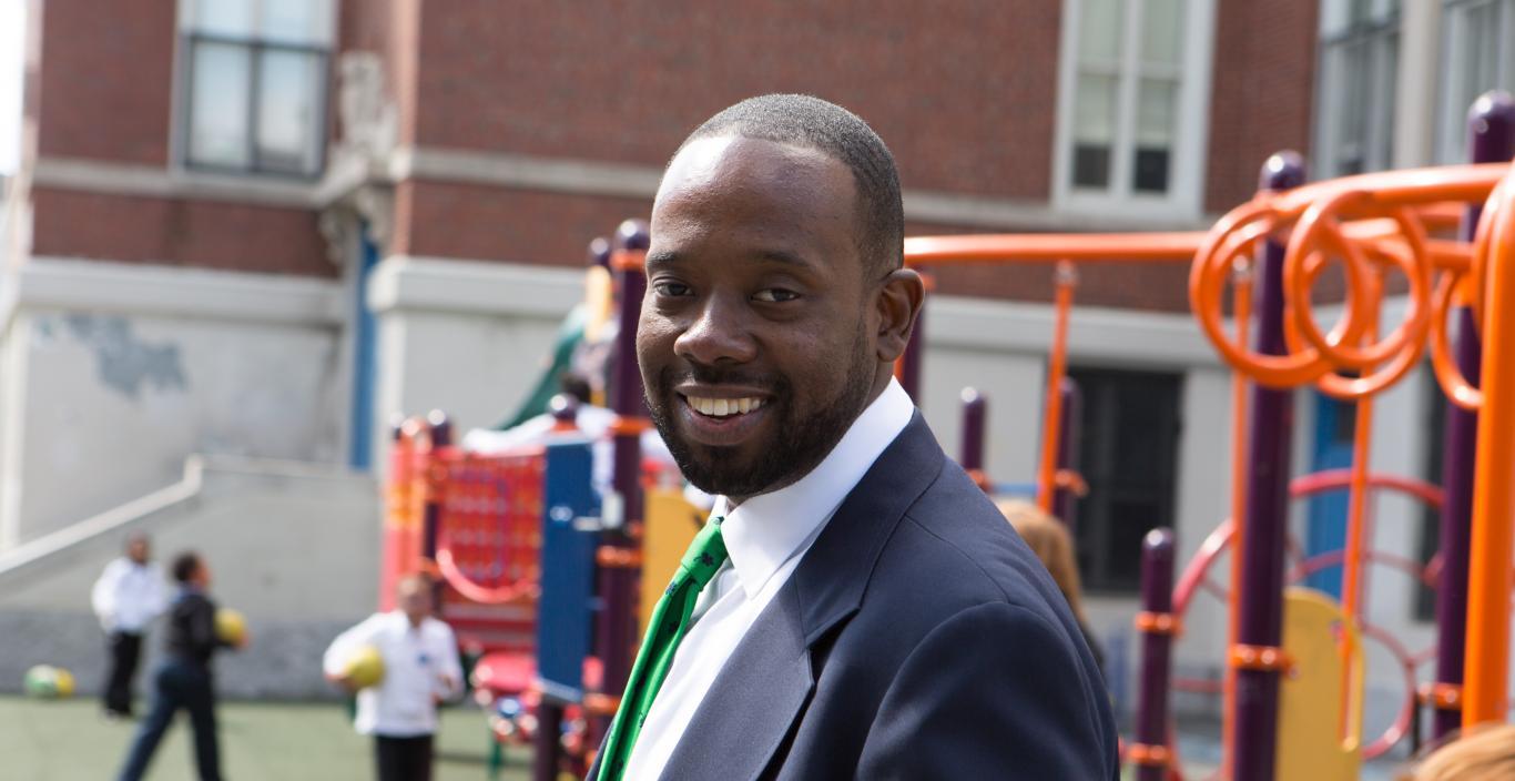 Craig Martin, principal of the Michael J. Perkins School in South Boston.